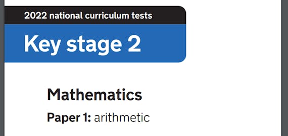 Use plenty of past papers to help with SATs preparation